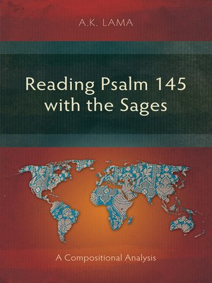 cover image of Reading Psalm 145 with the Sages